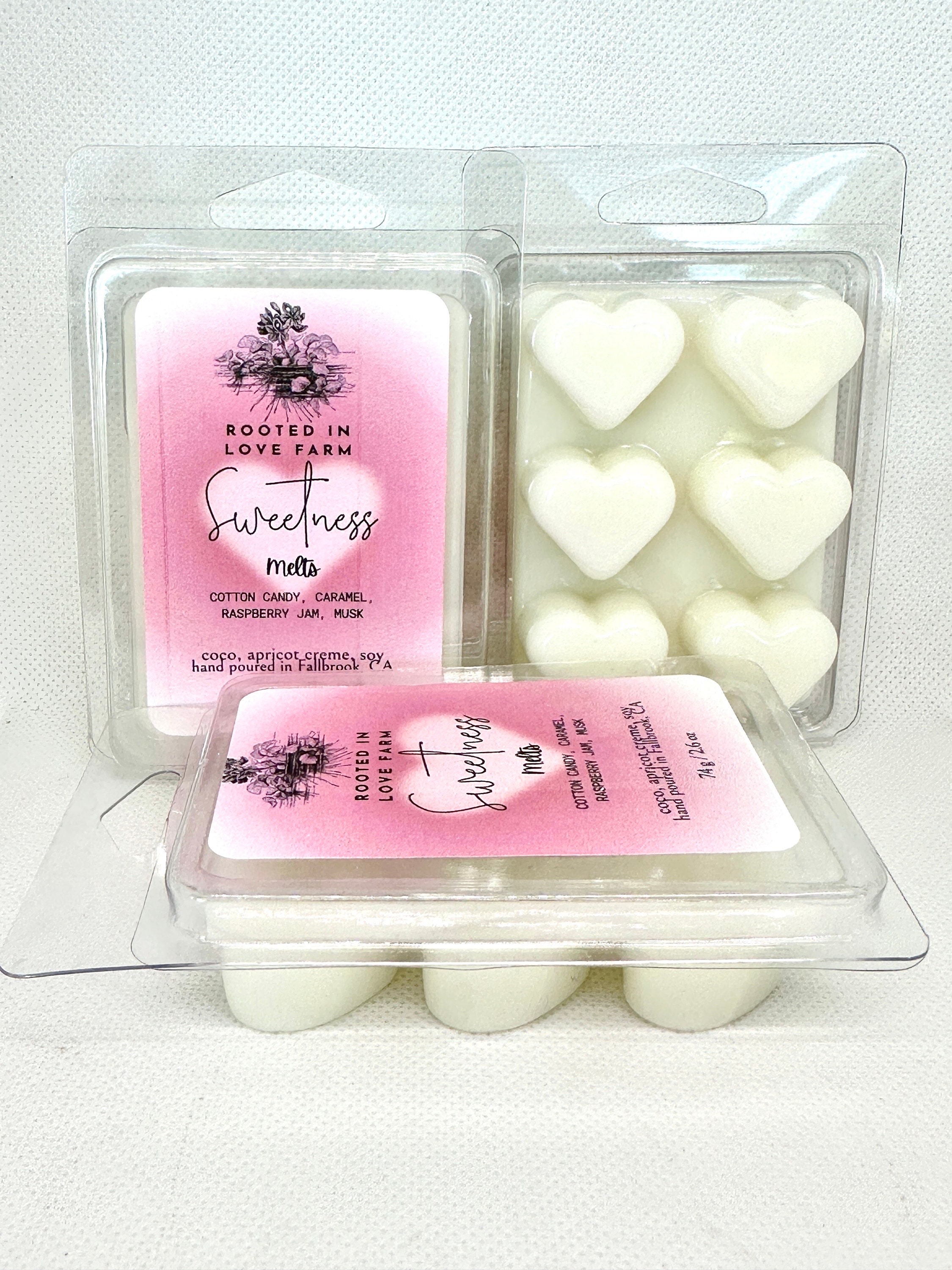 Wax Melts Heart Shaped Clamshell highly scented melt Soy blend gift friend  wax handmade highly scented soy blend wax melt wax warmer melt