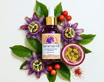 Maracuja Oil - Go Beyond Vitamin C | Astaxanthin | Absorbs Fast, Non-Greasy | Subtle Sun-Kissed Glow