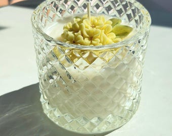 Osmanthus Candle, Apricot Floral Scent, Soft Suede Luxury Gift Candle