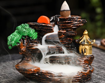 Burning Incense Bullet Backflow of Smoke Downward Backflow