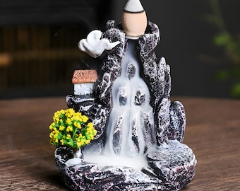 Smoke Drops Waterfall Art Incense Holder
