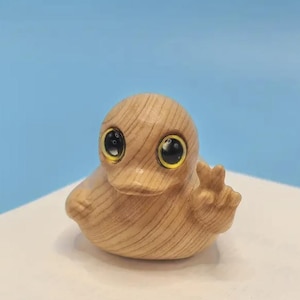 Wooden Rubber Ducky Peace Sign (o)IIIIIII(o) Jeep