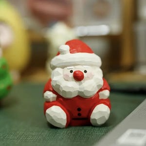 Hand Crafted Wooden Santa Clause