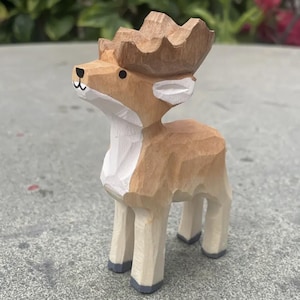 Hand Crafted Wooden Reindeer (Elk)