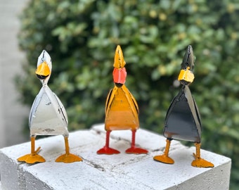 Duck-Mini-Metal-Garden-Yard Art