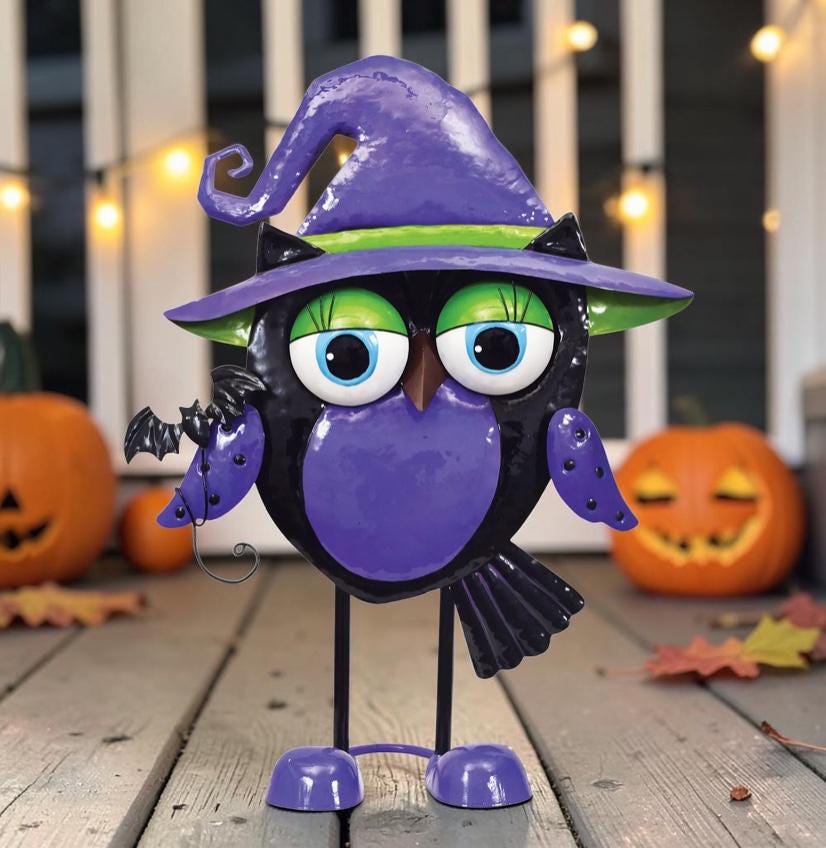 Blinky the Owl Porch Greeter
