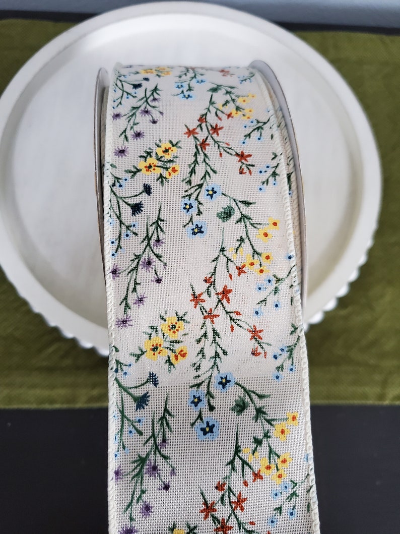 Spring Summer Wired Ribbon, Premium Ribbon Bundles, Wreath Ribbon Kits ...