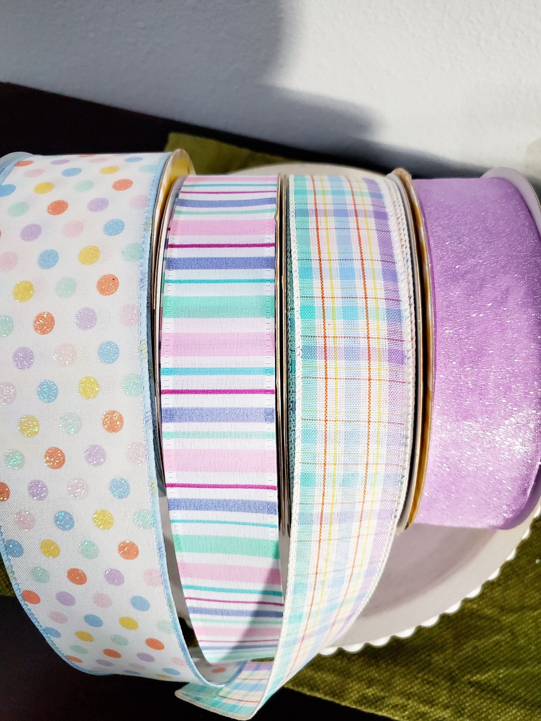 Spring Summer Wired Ribbon, Premium Ribbon Bundles, Wreath Ribbon Kits ...