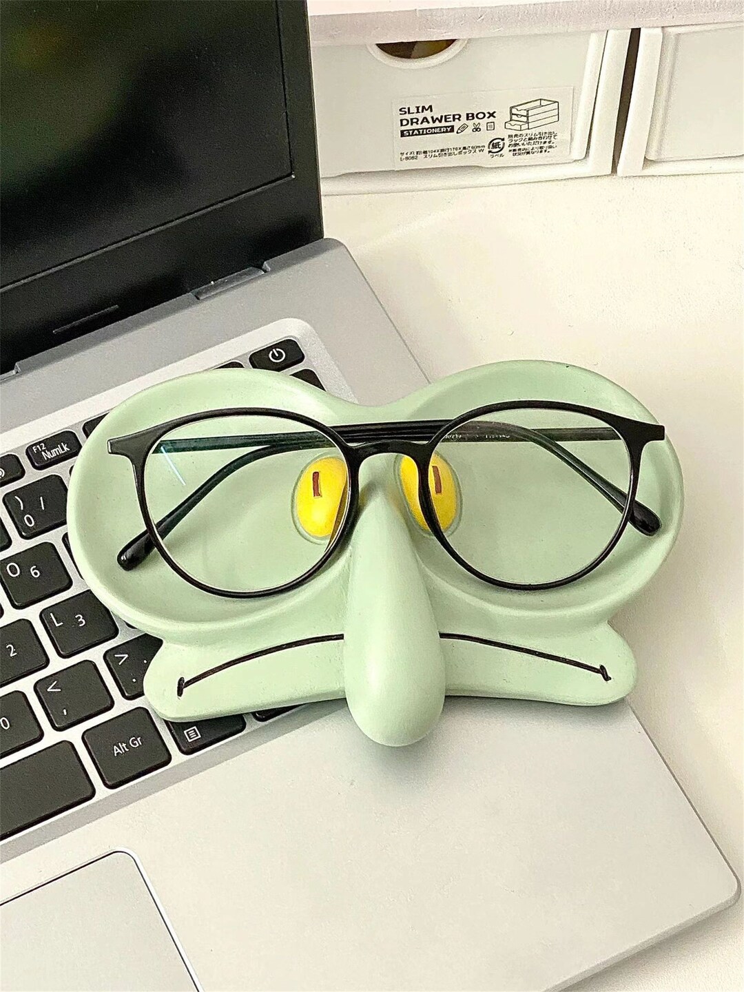 Handmade Squidward's Resin Decor Tray Glasses Tray Desk Etsy