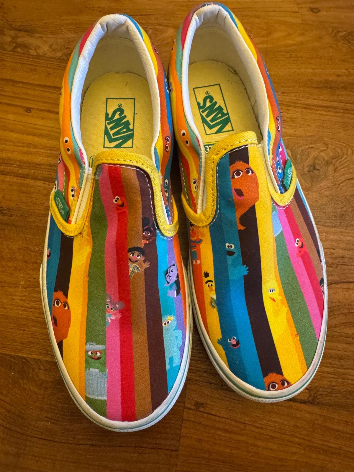 Sesame Street Vans Sneakers - Etsy