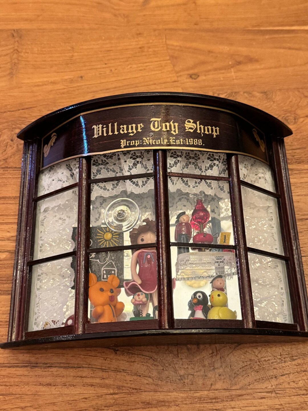 Window Raft Miniature Artisan Shop Window Display Village Toy Store by Windowcraft ...