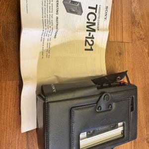 Sony TCM-121 Tonbandgerät und Bedienungsanleitung