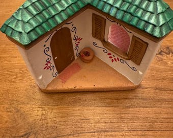 Vintage Puebla handmade ceramic pottery corner