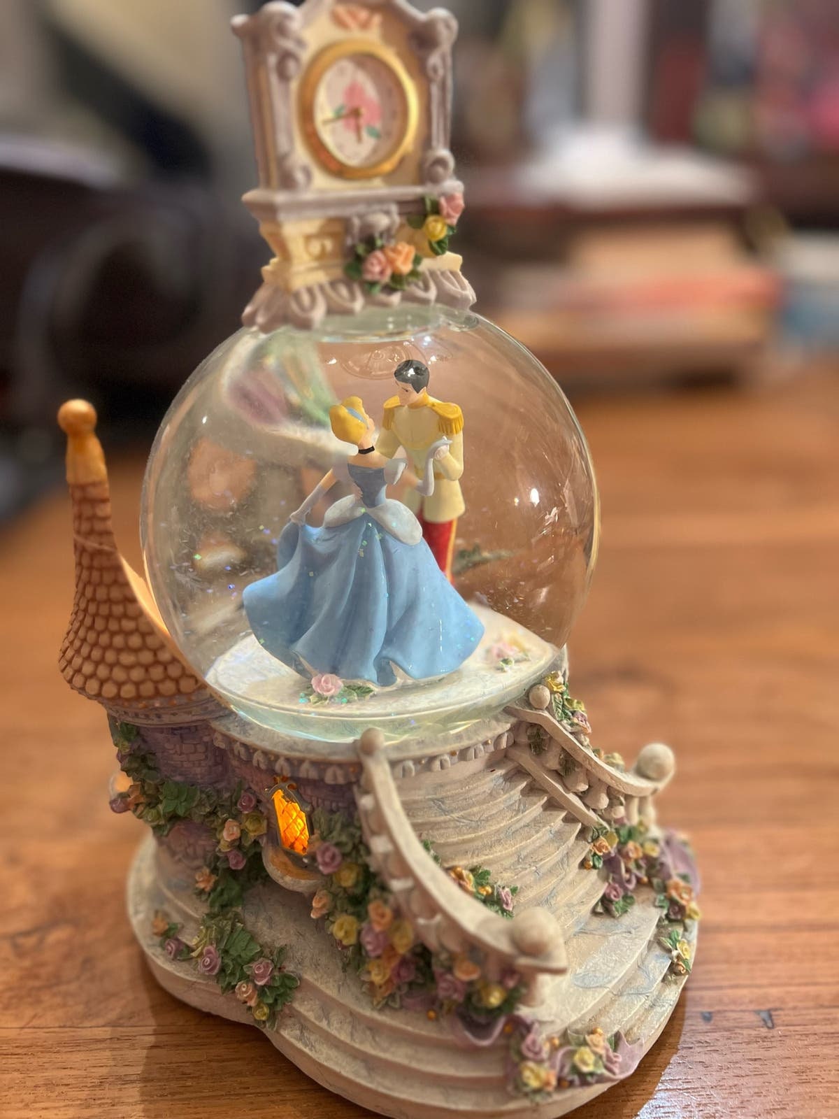 Staircase Cinderella Musical Snow Globe Etsy