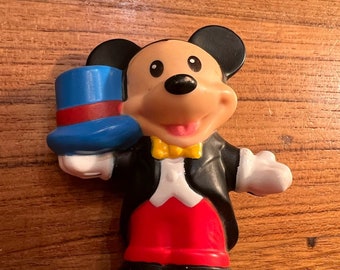 Fisher Price Little People Disney Mickey Mouse Figure Top Hat And Jacket