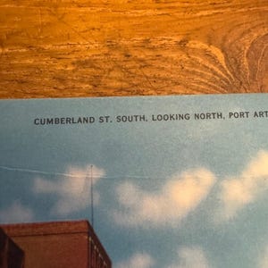 c1940's Cumberland Street port Arthur Ontario Canada Postcard