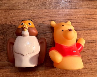 Winnie the Pooh and owl finger puppets