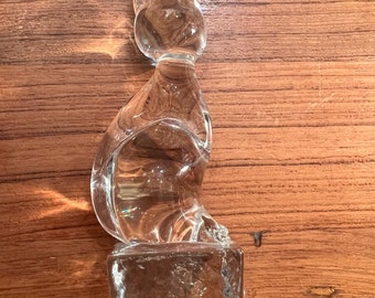 ケニーウォルトン サイン入り 手吹きガラス ペーパーウエイト