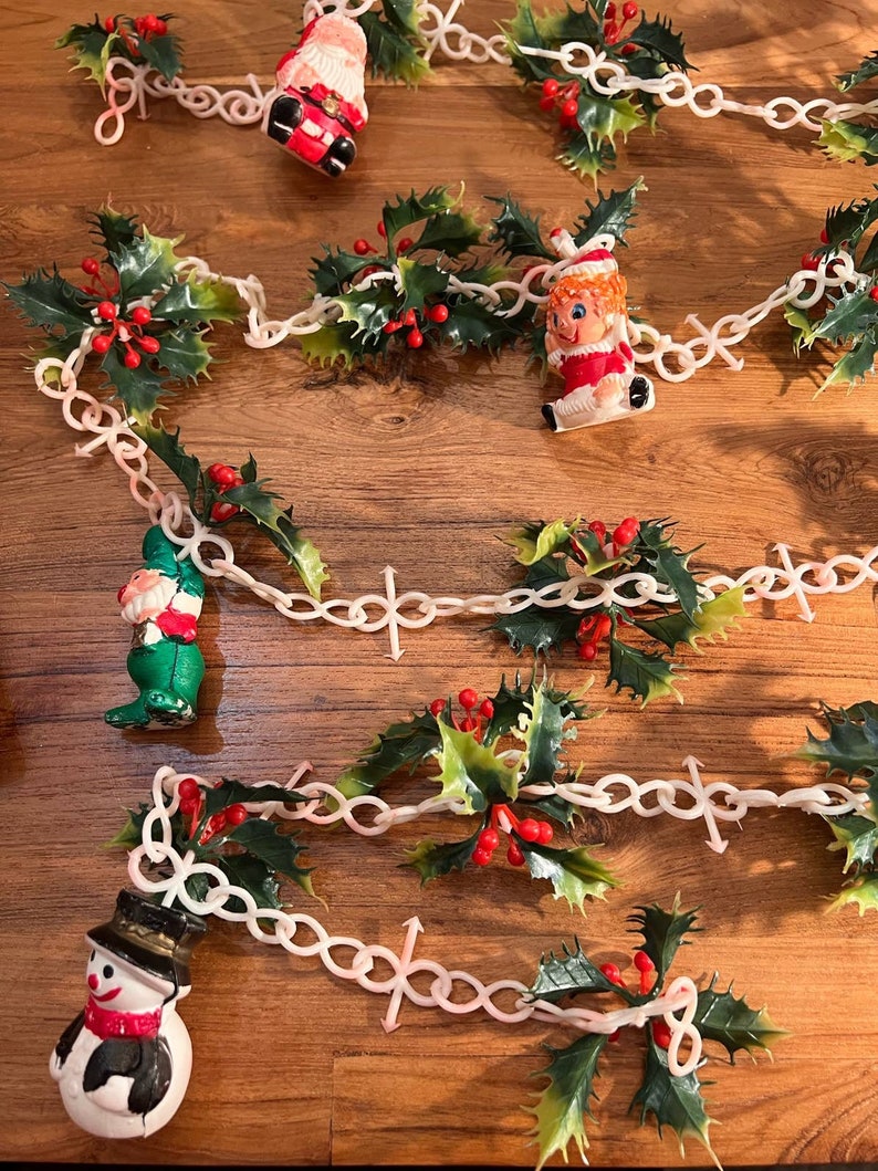 Vintage Christmas Garland Etsy