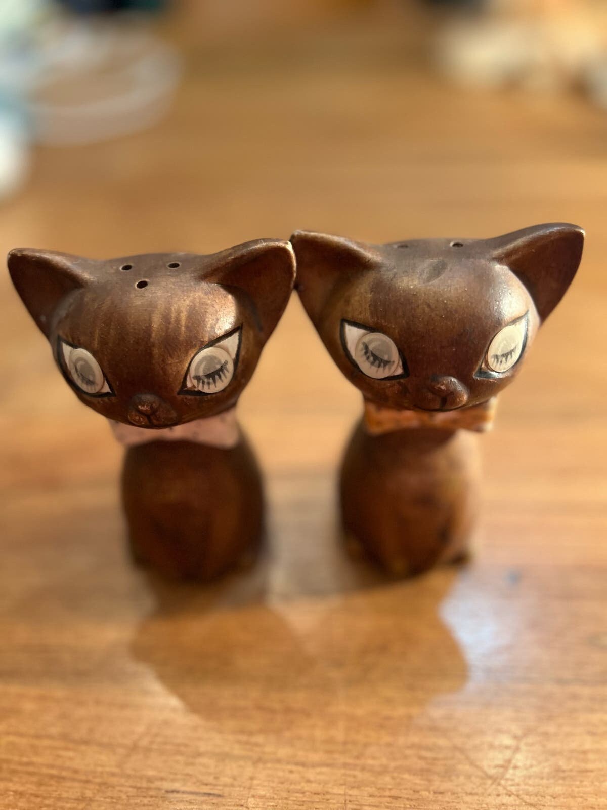 Winking Cats Salt and Pepper Shakers - Etsy