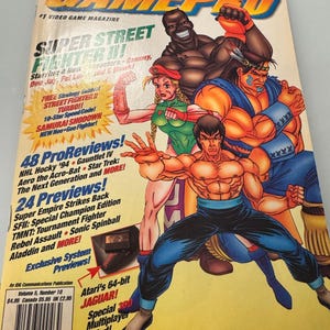 Vintage GamePro Magazine October 1993 Street Fighter II