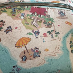 Disney Lilo and Stitch Island Map All Over Print Backpack image 3
