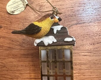 Bradford exchange feathered friends ornament