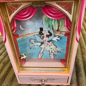 レア　美品　ディズニー　ベビーミニー　ゆりかごオルゴール ヴィンテージ ディズニー ミニーマウス 白鳥の湖 オルゴール - Etsy 日本