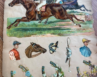 Vintage die cut pictures