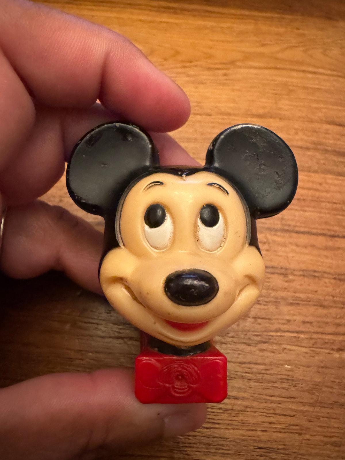 ナイトライト　ランプ　照明　フィギュリン　ねすみ　マウス　ビンテージ Vintage Mickey Mouse Night Light - Etsy