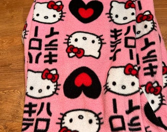 Y2K hello kitty fleece pants