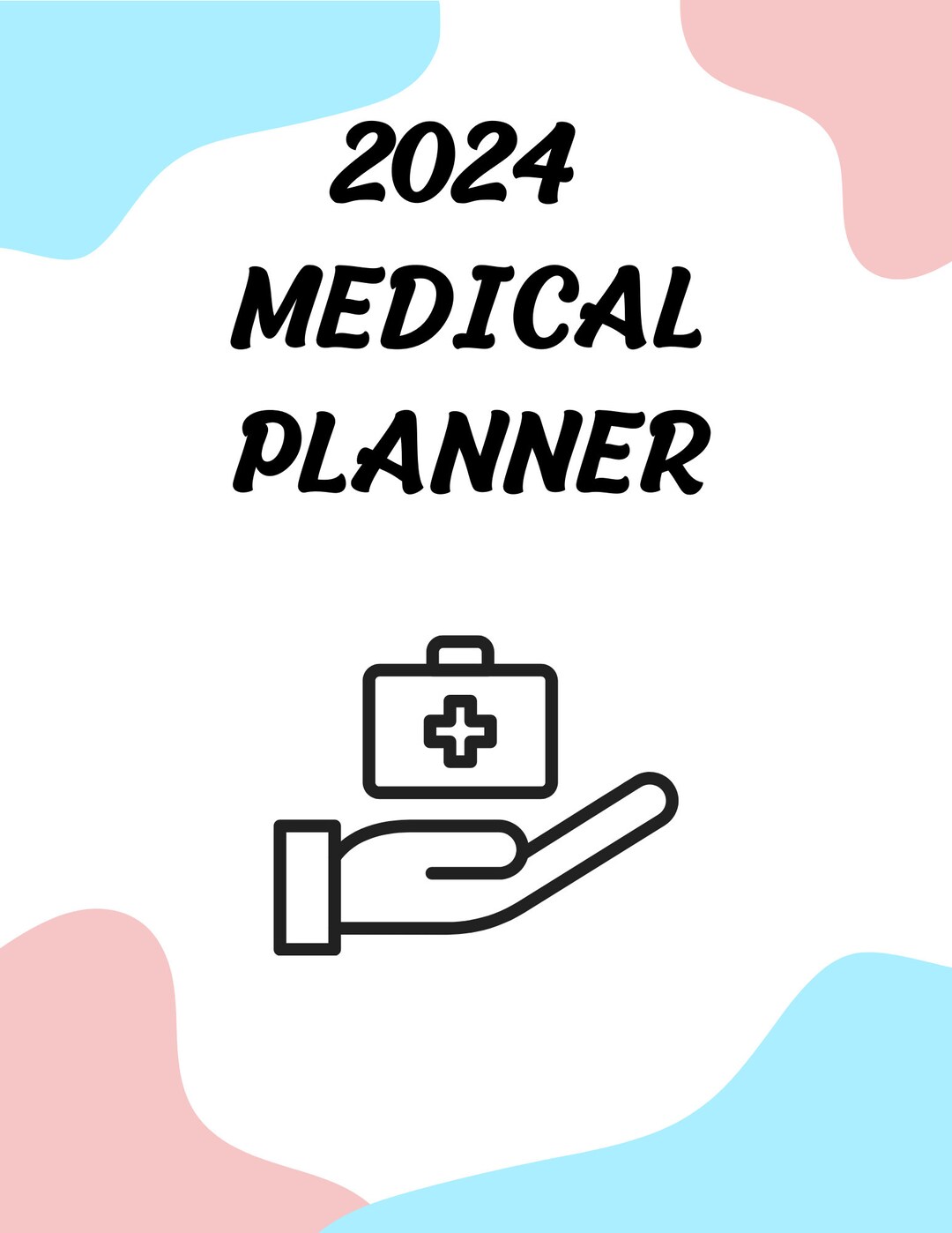 2025 Medical Planner With Calendars Journal Organization for Etsy