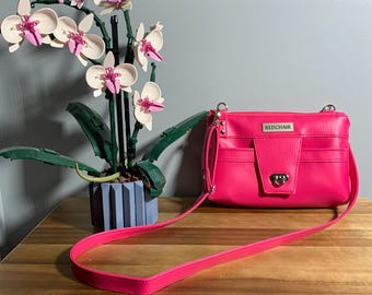 Coach Madison Maggie Magenta Pink Leather Shoulder Bag 21224