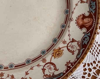 Antique Barker Bros “Chatsworth” Plate – Edwardian Earthenware – Staffordshire England c.1910