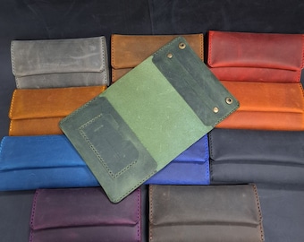 Handmade Genuine Leather Tobacco Pouches - Elevate Your Smoking Experience with Style!
