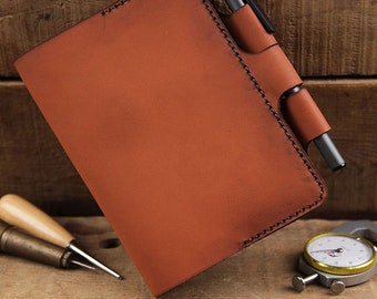Personalized Leather Notebook Cover: Add a Touch of Elegance to Your Notes!