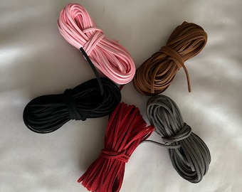 Genuine Suede Ribbons for Crafts