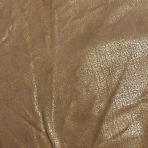 Golden Leather Sheet for Crafts