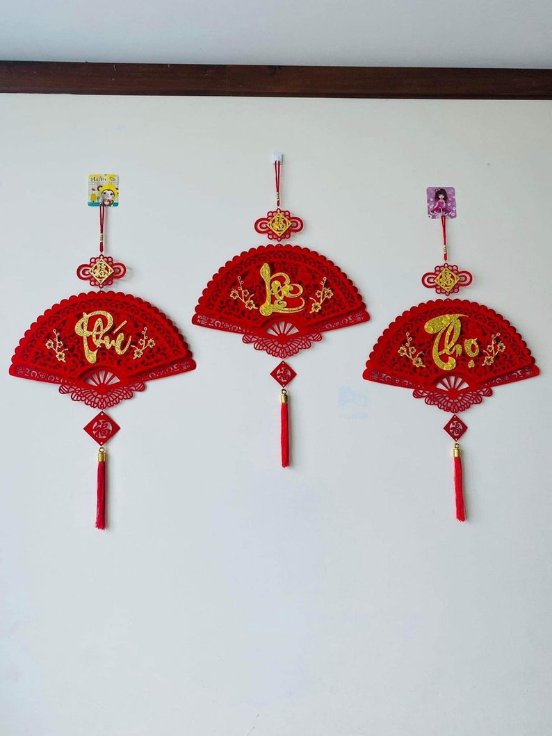 Lunar New Year Ornaments Decorations Etsy