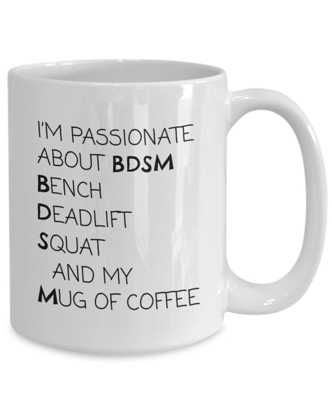 Deadlift Squat Coffee Mug Gift Ideas for Gym Rats Funny Gym Etsy