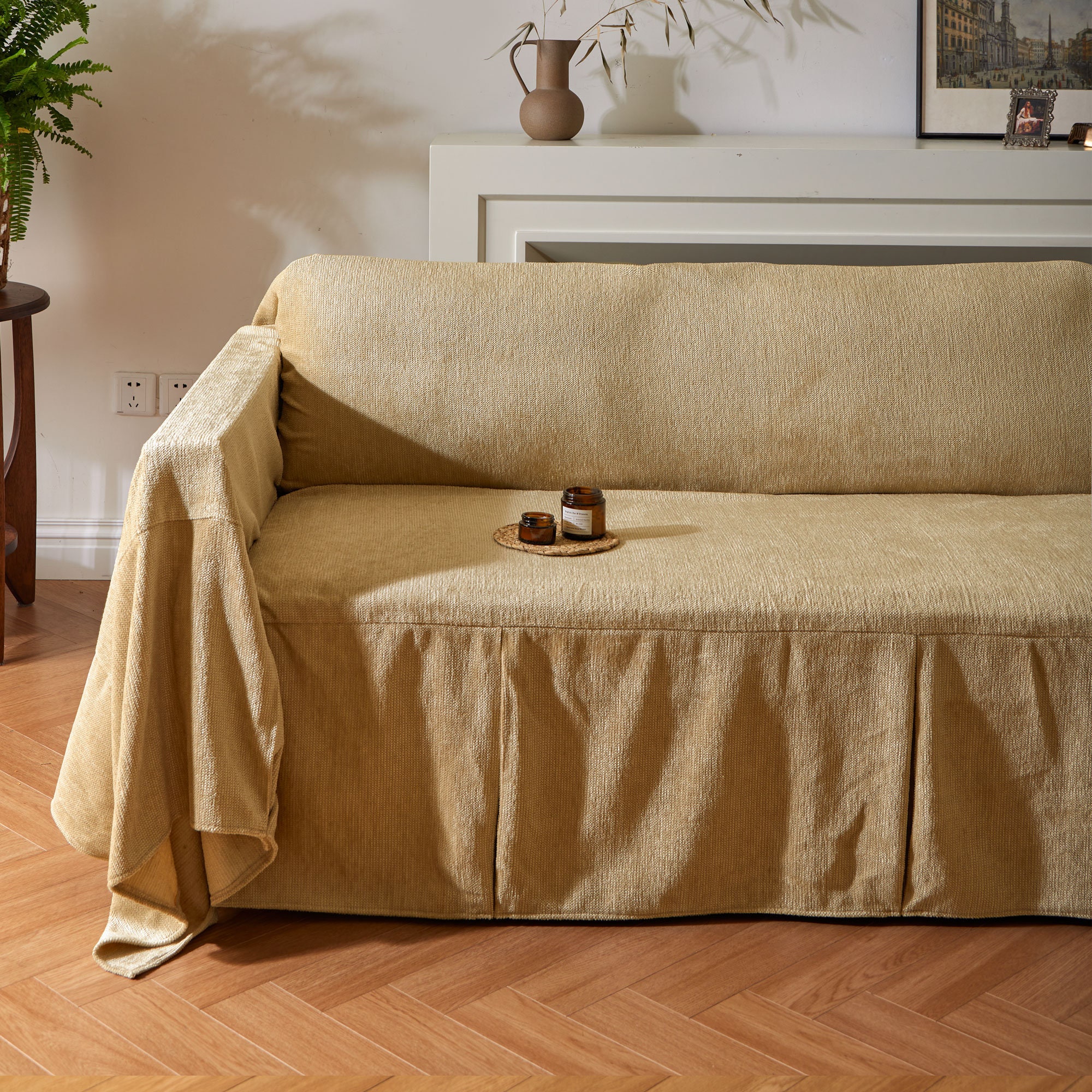 Couch Cover Extra Large Linen Throw Custom Slipcovers For Any Sofa