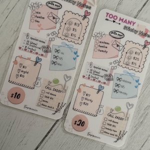 Sticky Notes | Savings Challenge | - Etsy