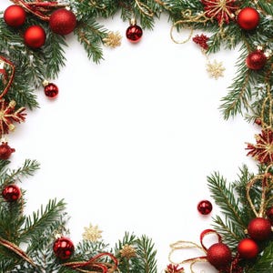16 Immagini PNG Clipart con cornice natalizia