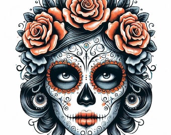 64 Images of Catrina Day of the Dead JPG