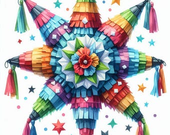 16 Mexican Piñata Images JPG