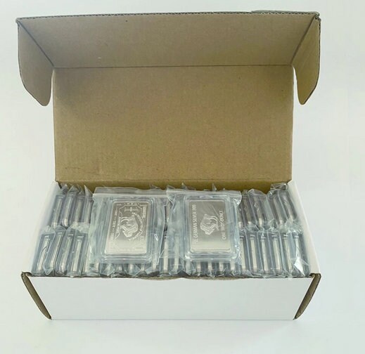 50x 1oz .999 Fine Sliver Buffalo German Silver Bullion Replica Etsy UK
