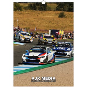 BTCC Racing 2025-wandkalender | Brits kampioenschap toerwagens