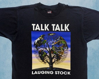 Camiseta Talk Talk Lauging Stock Mujer Hombre Camiseta sin mangas Taddler juvenil Cuello en V largo