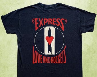 Camiseta Love and Rockets "Express" Mujer Hombre Tank Sweater Taddler juvenil Cuello en V Largo