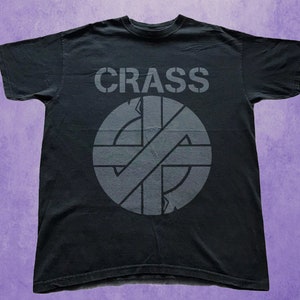 Crass T-shirt Goth punk postrock indie